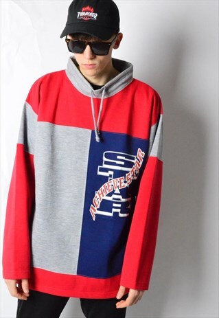 VINTAGE 90S COLOUR BLOCK SWEATSHIRT