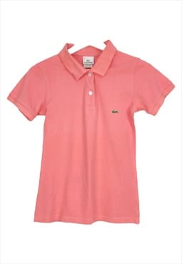 Vintage Lacoste Polo Shirt in Pink XS