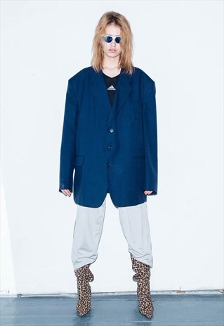 VINTAGE OVERSIZED SUIT JACKET / UNISEX