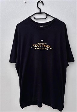 Vintage Star Trek black T-shirt XL 1998 screenstars 