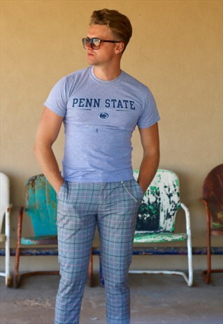 PENN STATE USA VINTAGE VOLLEYBALL TEAM T-SHIRT ROUTE 66, TX