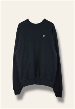 Vintage Champion Sweatshirt Classic sport in Black M