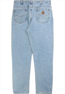 Vintage  Carhartt Trousers / Pants Denim Lightwash Baggy