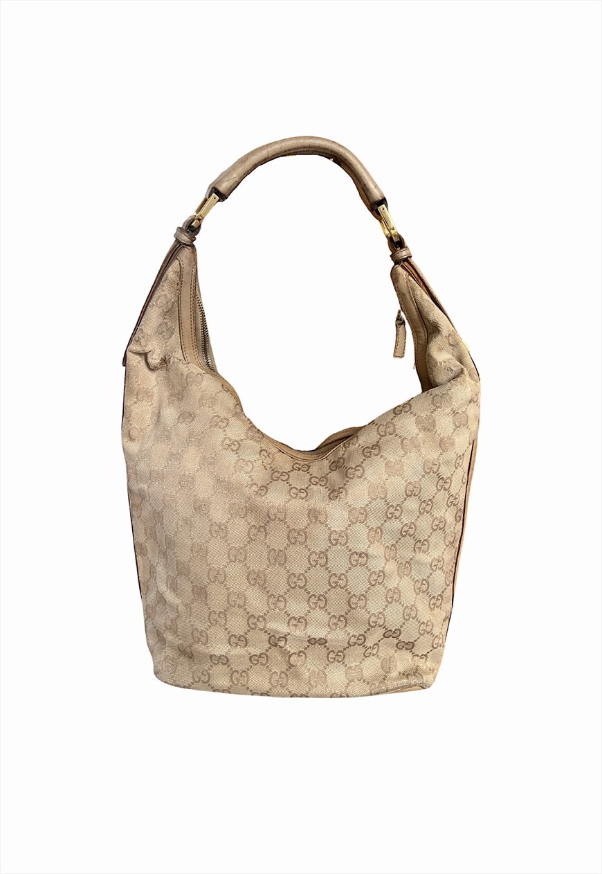 Gucci sale canvas hobo