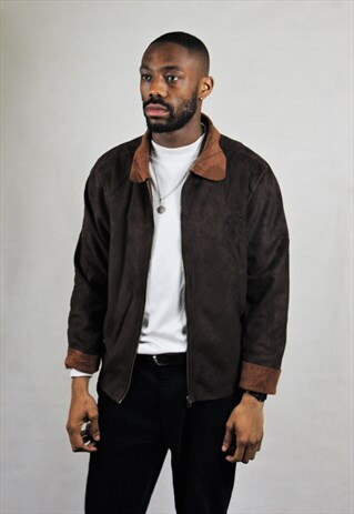 VINTAGE / SUEDE STYLE / JACKET