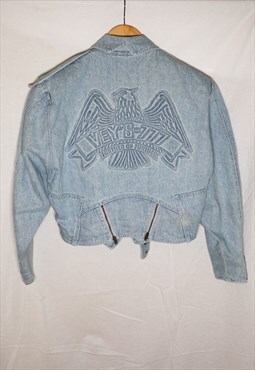 Vintage Cropped  Denim Jacket 