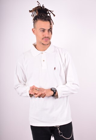 MARLBORO CLASSICS MENS VINTAGE POLO SHIRT LONG SLEEVE XL 90'