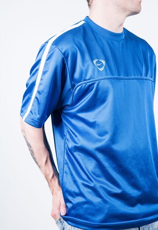 VINTAGE NIKE SPORTS T-SHIRT IN BLUE