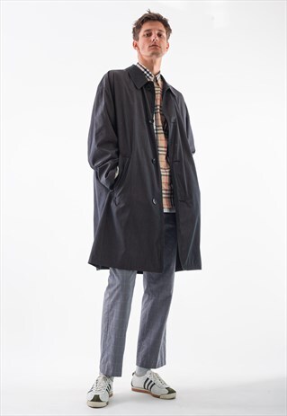VINTAGE HUGO BOSS COAT 90S BROWN