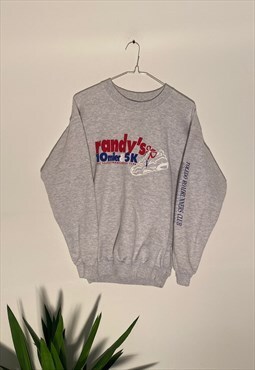 Vintage grey American printed sweatshirt