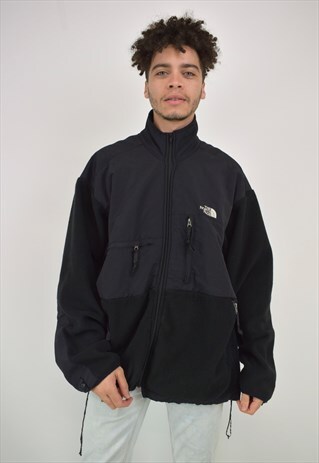 VINTAGE 90'S THE NORTH FACE BLACK FLEECE