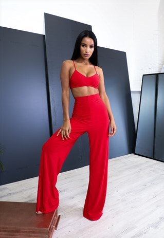 AYM FINSBURY TROUSERS IN BRIGHT RED