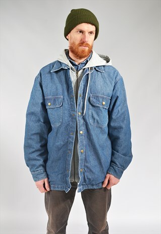 VINTAGE 'FADED GLORY' DENIM JACKET & HOODIE