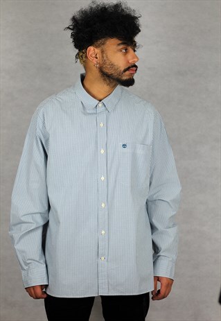 VINTAGE TIMBERLAND BLUE CHECK SHIRT
