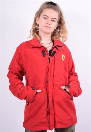 Vintage Ferrari Windbreaker Jacket Red | Messina Girl | ASOS Marketplace