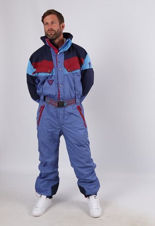 VINTAGE DEGRE 7 FULL SKI SUIT UK M / L 42" (66U)