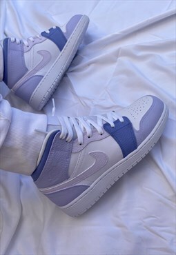 Nike Lilac Purple Jordan 1 Mid 