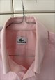 VINTAGE LACOSTE PINK SHIRT. SIZE 42. MADE IN FRANCE