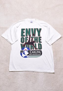 Vintage 90s Carling Premiership Football Graphic T Shirt