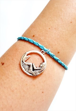 MERMAID CHARM BRACELET BLUE