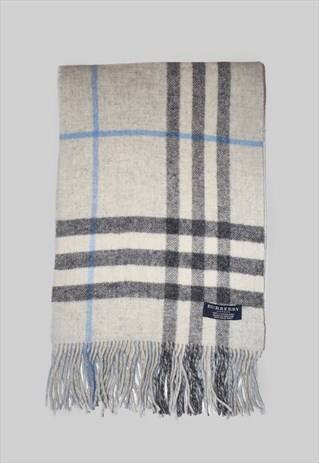 VINTAGE BURBERRY NOVA CHECK SCARF SN72