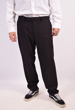 Vintage Tommy Hilfiger Slim Suit Trousers Black