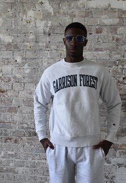 Vintage Champion sweatshirt in light grey