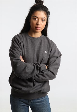 90S CHAMPION EMBROIDERED LOGO SWEATSHIRT