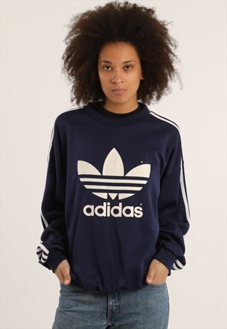 VINTAGE ADIDAS PRINTED LOGO SWEATSHIRT