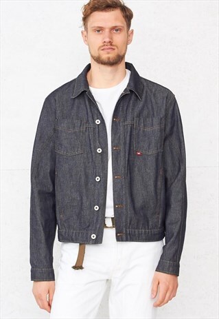 VINTAGE BLACK MUSTANG DENIM JACKET