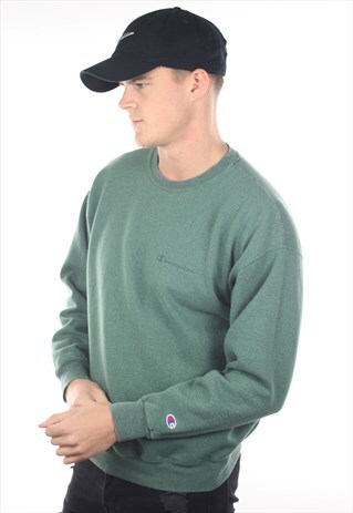 VINTAGE CHAMPION USA SMALL LOGO SWEATSHIRT JUMPER