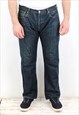 501 Vintage Mens W36 L32 Regular Straight Jeans Denim Pants