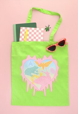 Creature Club Green Tote Bag