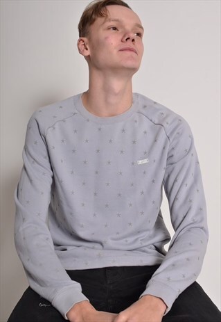 VINTAGE NIKE AIR FORCE ONE SWEATSHIRT JUMPER GREY