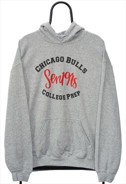 Chicago Bulls Seniors Graphic Grey Hoodie Mens