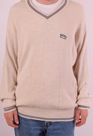 VINTAGE HUGO BOSS JUMPER 80'S SIZE XXL (501)