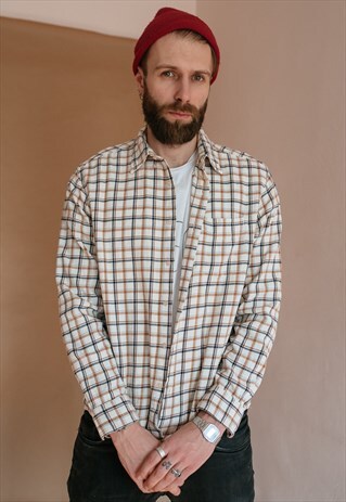 VINTAGE 90S GRUNGE CHECKERED SHIRT