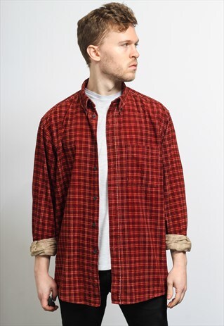 VINTAGE CORDUROY CORD SHIRT