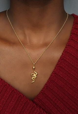SNAKE NECKLACE GOLD