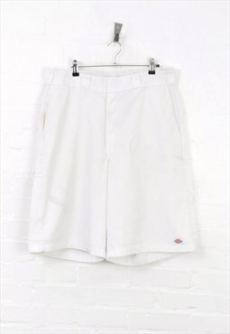 Vintage Dickies Shorts White 36" Waist