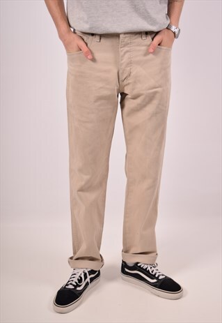 VINTAGE WRANGLER JEANS STRAIGHT BEIGE