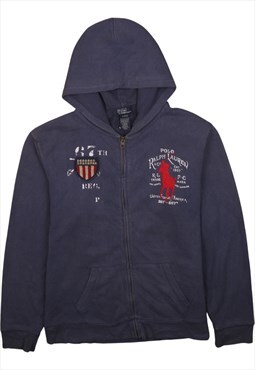 Vintage 90's Polo Ralph Lauren Hoodie Drawstring Pockets