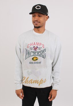 Vintage Men's 90's Green Bay Packers Superbowl Sweatshirt