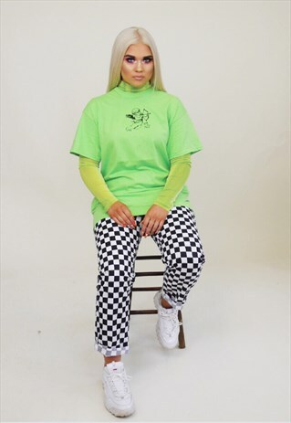 LIME GREEN CUPID T-SHIRT