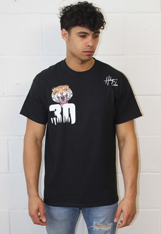 BLACK WILDLIFE T-SHIRT