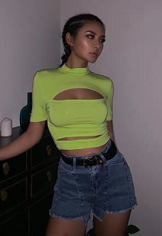 SUMMER CROP TOP NEON