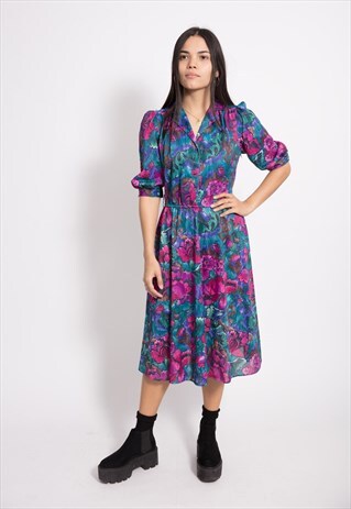 90S VINTAGE FLOWER DRESS