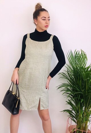 VINTAGE SPLIT 90S SHIFT DRESS