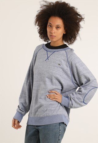 VINTAGE ADIDAS EMBROIDERED LOGO SWEATSHIRT