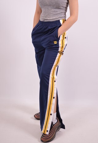 VINTAGE WILSON TRACKSUIT TROUSERS NAVY BLUE